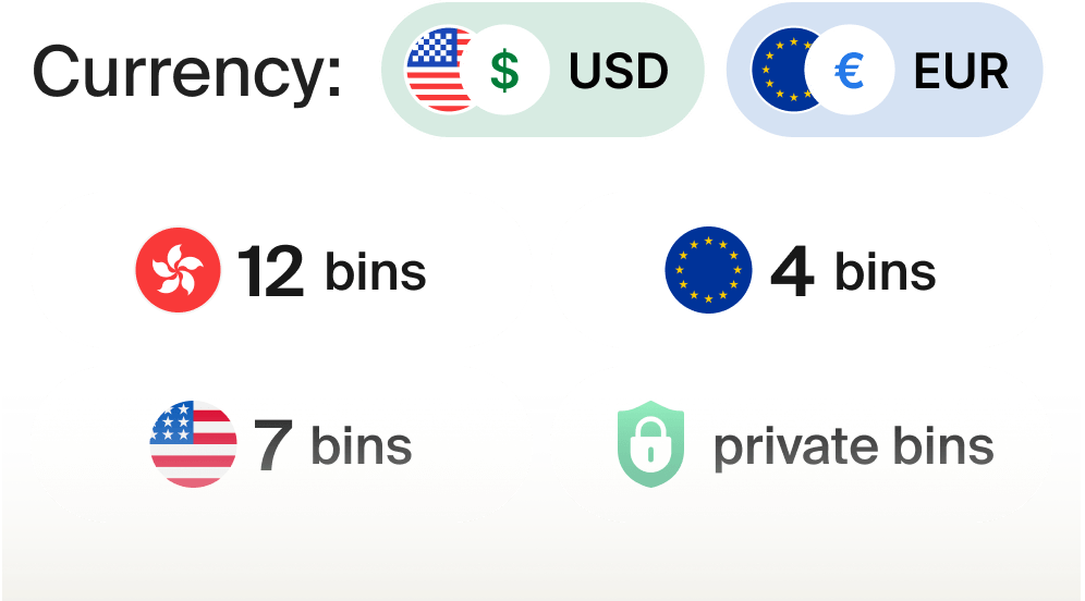 Trusted bins